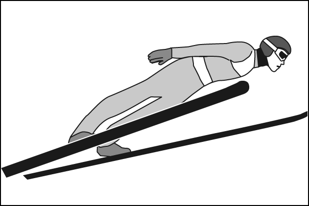 Ski Jumping(From the Side)