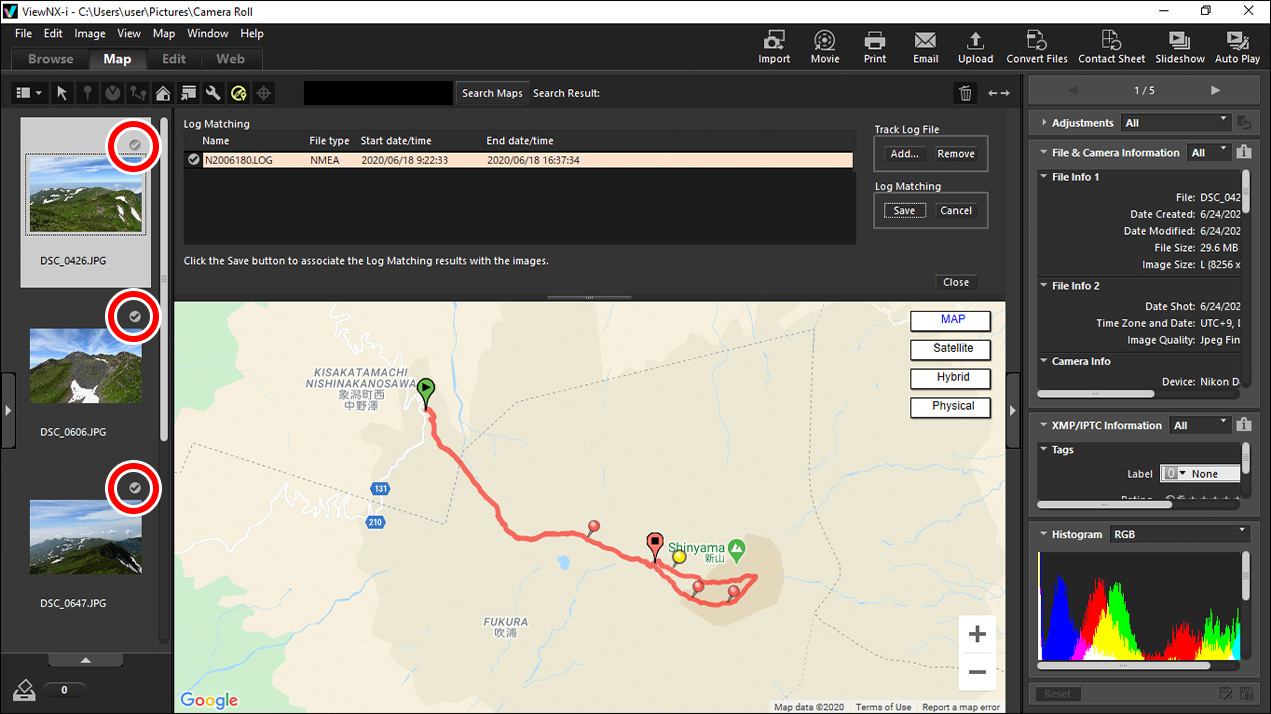 Tracking Logd D6 TIPS - Track Logs | Technical Solutions | Nikon Professional Services