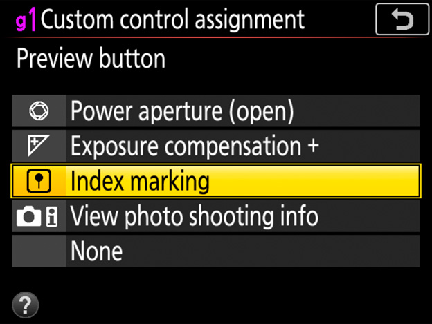 D850 TIPS - Controls and Displays, Technical Solutions